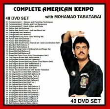 KENPO AMERICANO KARATE 40 DVD Set completo SERIE DE ENTRENAMIENTO Mohamad Tabatabai segunda mano  Embacar hacia Mexico