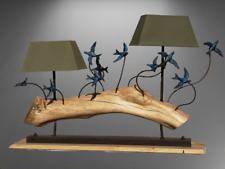 Lampada tavolo legno usato  Giarre