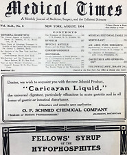 1914 medical times for sale  Palmyra