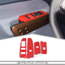 Para 2022-2024 Ford Maverick vermelho interior interruptor de elevação botão acabamento tampa 4P, usado comprar usado  Enviando para Brazil