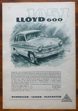 Lloyd 600 modell gebraucht kaufen  Gerlingen