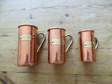 Copper measuring jugs for sale  WEST MALLING