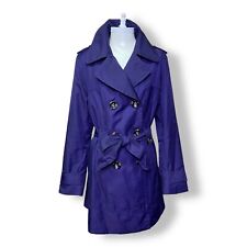 Purple Trench Coat  Womens Large Belted Jacket  for sale  Shipping to South Africa
