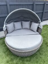 rattan garden bed for sale  WARRINGTON