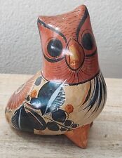 Cerâmica mexicana vintage Tonala coruja - Adorável coruja assinada V Silva, usado comprar usado  Enviando para Brazil