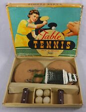 Precioso juego de tenis de mesa Palletoy vintage años 50/60 en caja segunda mano  Embacar hacia Argentina
