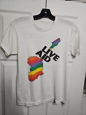 Usado, Camiseta Vintage 1985 Screen Stars Live Aid Esta Camisa Salva Vidas Tamanho Pequeno comprar usado  Enviando para Brazil