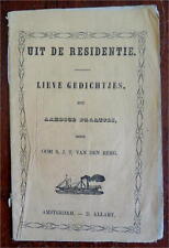 Dutch Residences Houses Street Scenes Palaces c. 1840's juvenile chap book, usado segunda mano  Embacar hacia Mexico