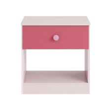Pink drawer bedside for sale  GLASGOW