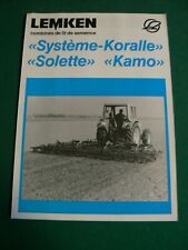 Catalogue agricole lemken d'occasion  Saint-Romain-de-Colbosc