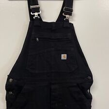 Carhartt WIP Women’s Black Bib Overall Size M for sale  Shipping to South Africa