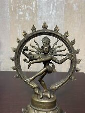 Dancing Shiva as Nataraja Sculpture Brass for sale  Shipping to South Africa