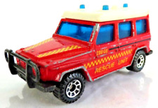 Matchbox Mercedes Benz 280 GE Rescue Unit 30 G Class Gelandewagen Toy SUV Car for sale  Shipping to South Africa