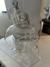 Glass skull bottle for sale  ST. ALBANS