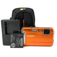 Panasonic LUMIX DMC-TS25 Wodoodporny pomarańczowy Digicam z baterią i ładowarką na sprzedaż  Wysyłka do Poland