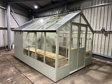 Painted timber greenhouse. for sale  ROTHERHAM