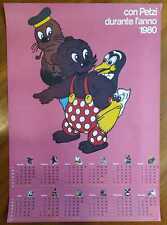 Poster calendario 1980 usato  Zoagli