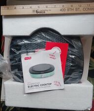 Usado, Placa de fogão elétrica Dash ajustável infravermelho acampamento de calor instantâneo faculdade nova na caixa comprar usado  Enviando para Brazil