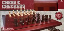Chess checkers wood for sale  Weimar