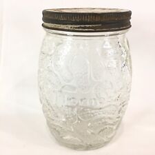 Jarro de vidro com manteiga de amendoim datado de 1932 com design de amendoim tampa enferrujada original Horne's comprar usado  Enviando para Brazil