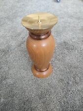 Wooden candle holder for sale  ROTHERHAM