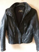 blouson cuir zara femme d'occasion  Marseille XI