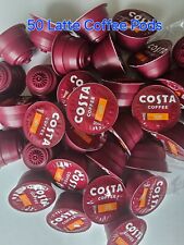 50 x Nescafe Dolce Gusto COSTA  Latte Macchiato Coffee Pods Only (No Milk Pods) for sale  Shipping to South Africa