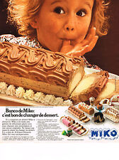 Publicite 1976 miko d'occasion  Le Luc