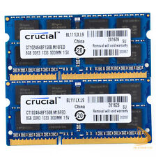 Memória RAM GS para Notebook 16GB Crucial 2x 8GB PC3-10600S DDR3-1333Mhz 1.5V CL9 SODIMM comprar usado  Enviando para Brazil