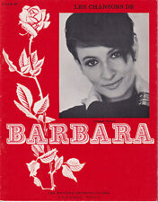Barbara songbook titres d'occasion  France
