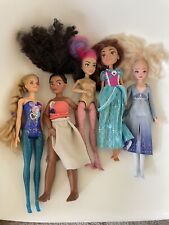 Disney princess & other doll bundle (5 items) incl Elsa, Moana, Barbie etc for sale  BIRMINGHAM