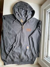 Usado, Moletom Traeger Grill X CARHARTT com capuz zíper completo cinza laranja: médio regular comprar usado  Enviando para Brazil