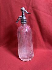 vintage clear seltzer bottle for sale  Plymouth