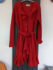 Red wool coat for sale  WOLVERHAMPTON