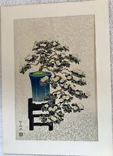 Japanesewoodblock print potted for sale  HARROGATE
