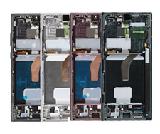 Used, OEM Samsung Galaxy S22 Ultra S908U OLED LCD Screen Digitizer + Midframe w/Dots for sale  Shipping to South Africa