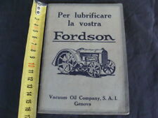 Manuale lubrificazione fordson usato  Santena