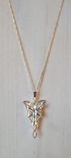 Lord of the Rings Arwen Evenstar Charming Necklace Pendant LOTR Cosplay EUC 18", used for sale  Shipping to South Africa