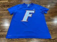 Nike Florida Gators Football T-Shirt Adult L Blue Team Issued Tre'Vez Johnson for sale  Shipping to South Africa