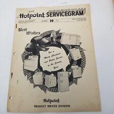 Usado, Hotpoint Servicegram dezembro 1951 temporizador de alcance reparo amortecedor de som máquina de lavar louça comprar usado  Enviando para Brazil
