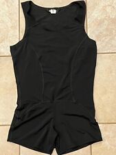 Rufskin Shape Sport Bodysuit Singlet Unitard Swim Suit Large Black, used for sale  Shipping to South Africa