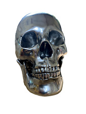 Human skull silver for sale  LONDON