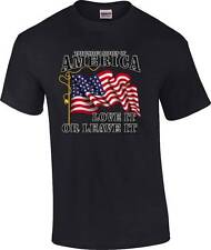 Camiseta Patriotic United States of America Love It or Leave It bandeira dos EUA comprar usado  Enviando para Brazil