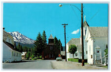 1980 McCloud California CA Street Scene Buildings Houses Vintage Postcard for sale  Shipping to South Africa