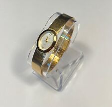 Relógio Peugeot 738V Feminino 24mm Tom Dourado Mostrador Oval Bracelete Aberto Nova Bateria comprar usado  Enviando para Brazil