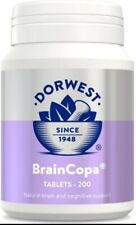 Dorwest Herbs BrainCopa® comprimidos suporte cognitivo cerebral para cães ajuda sênior comprar usado  Enviando para Brazil