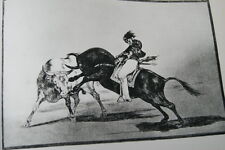 Goya tauromachie gravure d'occasion  Hénin-Beaumont
