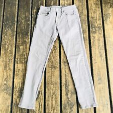 Pantalones chinos Bonobos reales 31x32 frente plano ajuste ajustado gris elástico algodón 10 segunda mano  Embacar hacia Argentina