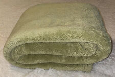 Cobertor Berkshire de pelúcia macia XL lance 74”x56” em macio VERDE sofá-cama cobertor comprar usado  Enviando para Brazil