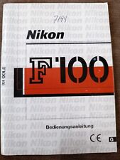 Nikon 100 bedienungsanleitung usato  Sassano